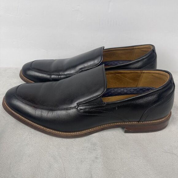 Florsheim Rucci Moc Toe Slip-On Black Loafer Mens‎ Size 10M New In Box main image 9